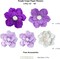 Purple 3D Paper Flowers – Wall Decor for Weddings, Baby Showers, Birthdays & Nursery